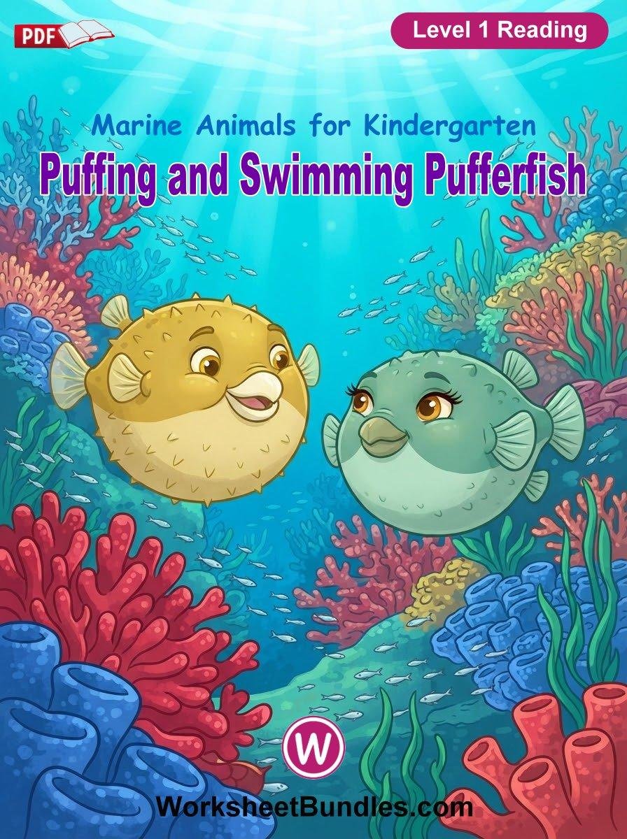 Puffing and Swimming Pufferfish!